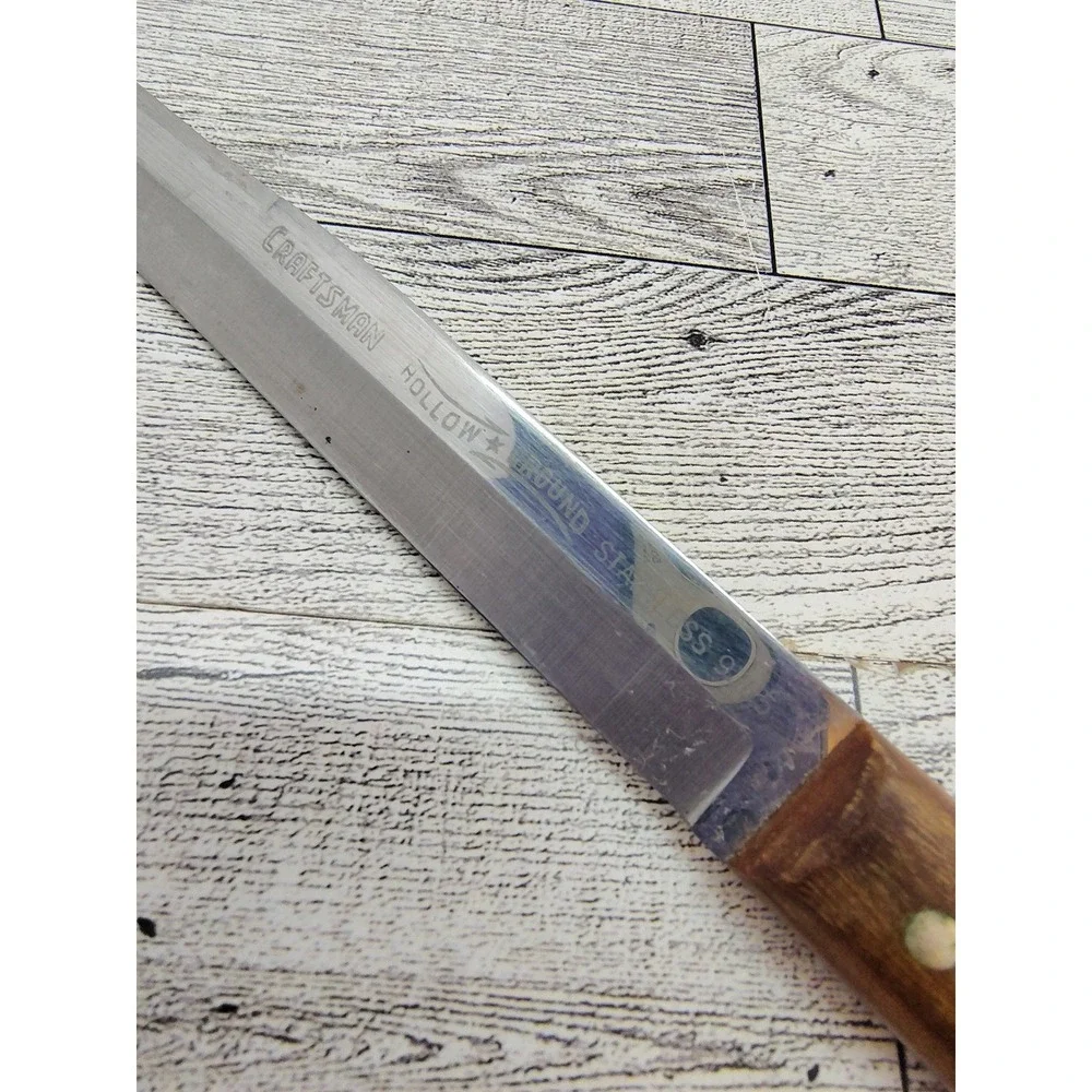 Craftsman 9385 Hollow Ground Stainless Steel Knife Kitchen Carving 13